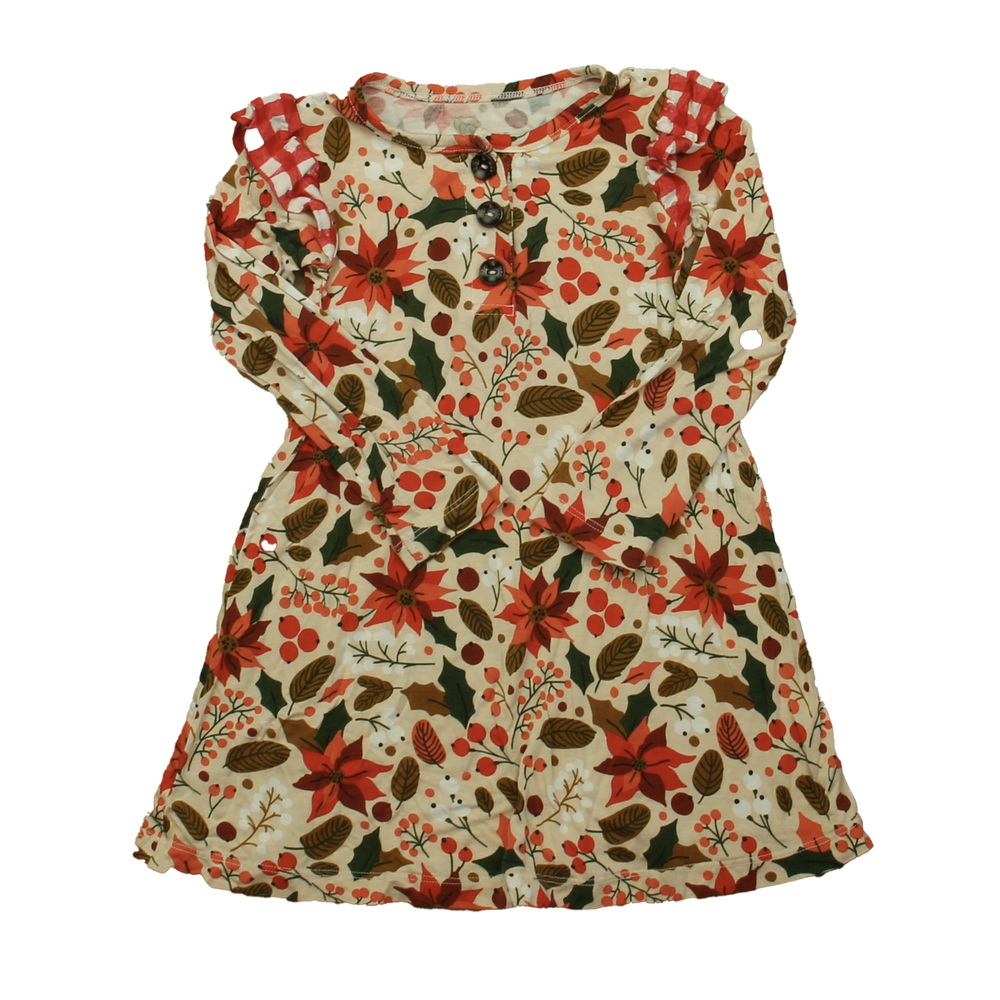 Gigi and Max Girls Pink Floral Nightgown size: 2T